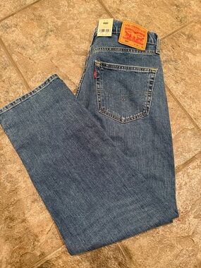 Levi's Men's Straight Jeans - Classic Blue Denim